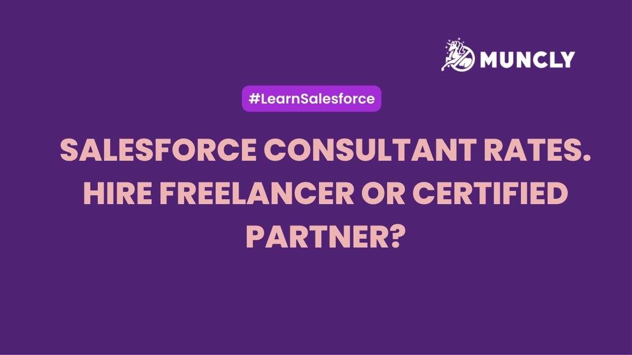 Salesforce Consultant Rates. Hire Freelancer or Certified Partner?