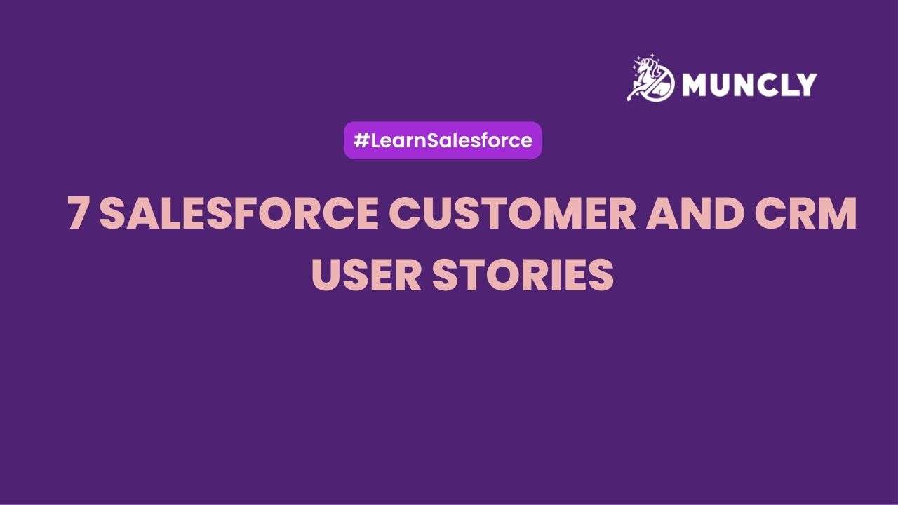 7 Salesforce Customer and CRM User Stories