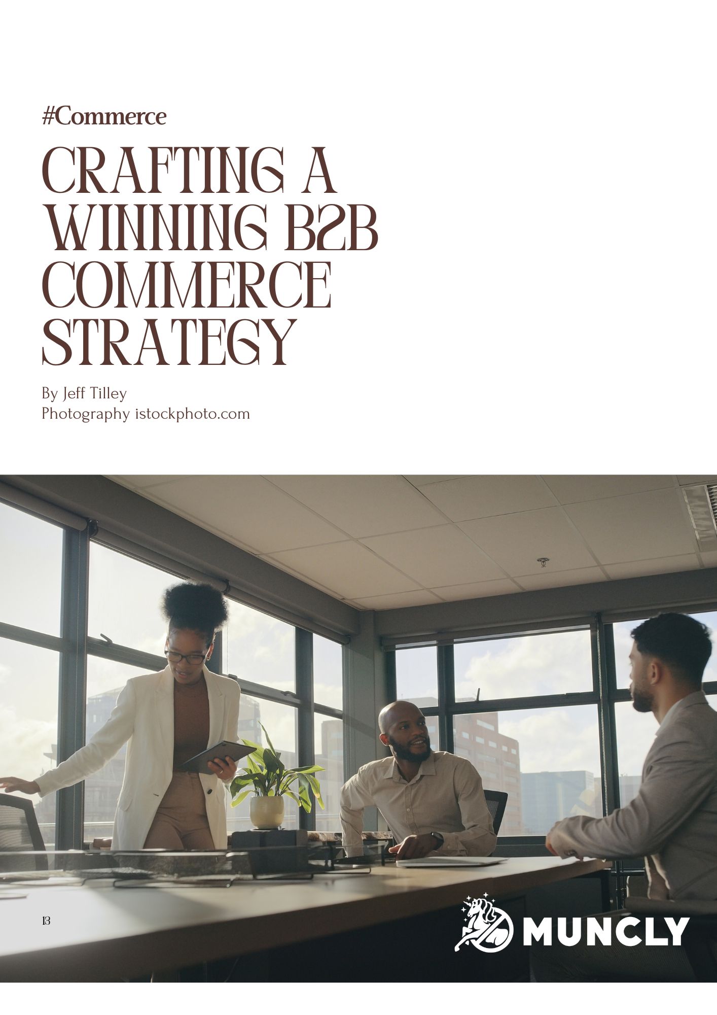 Crafting a Winning B2B Commerce Strategy — PDF cover