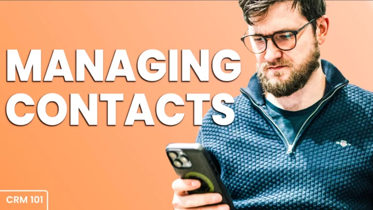 How to organize accounts and contacts in CRM