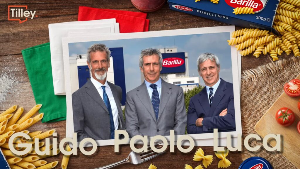 Guido, Paolo and Luca Barilla