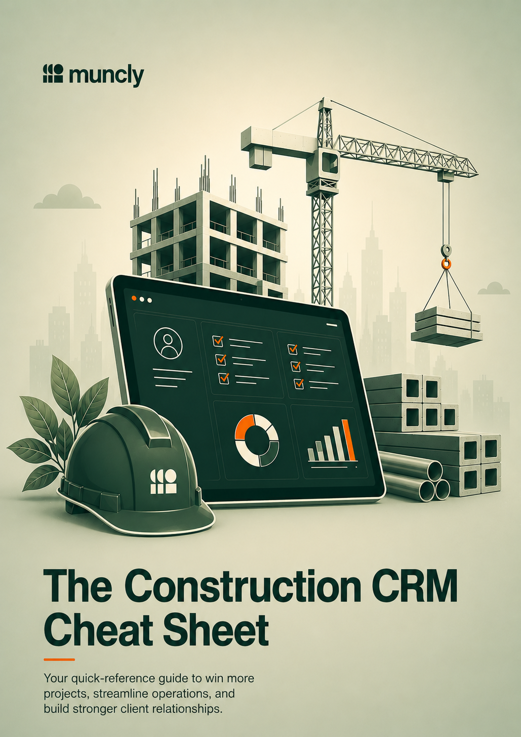 The Construction CRM Cheat Sheet cover